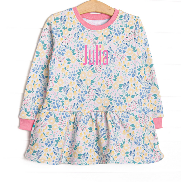 Golden Hour Flower Sweatshirt, Yellow