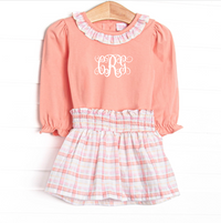 Autumn Breeze Beauty Skirt Set, Pink