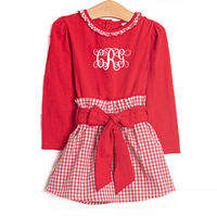 Ma Chérie Skirt Set, Red
