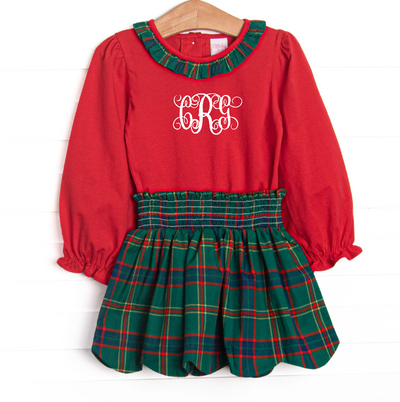 Tartan Traditions Skirt Set, Green