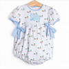Seasonal Swim Side Tie Bubble, Blue