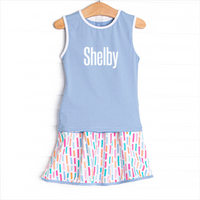 Shelby Skort Set, Blue