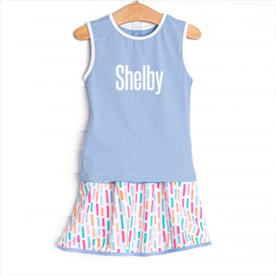 Shelby Skort Set, Blue