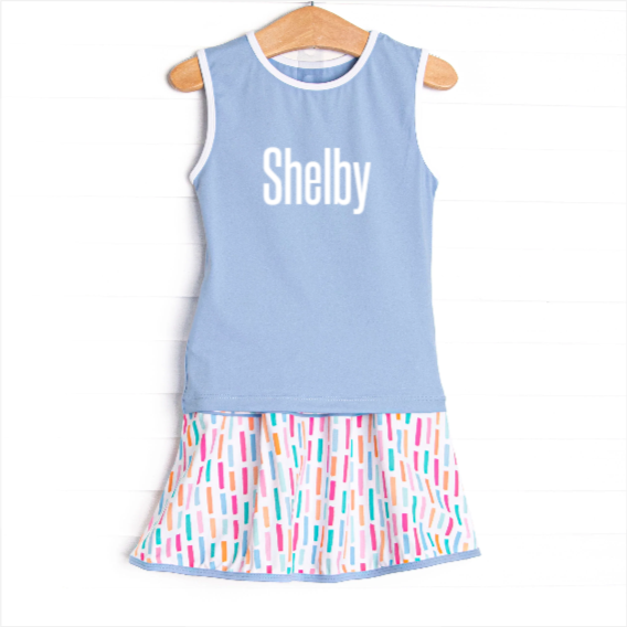 Shelby Skort Set, Blue