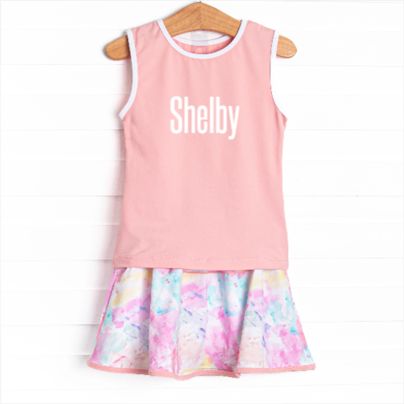 Shelby Skort Set, Pink