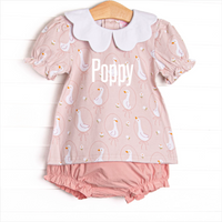 Silly Goose Diaper Set, Pink
