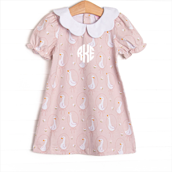 Silly Goose Dress, Pink