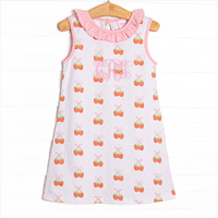 Strawberry Bundles Dress, Pink