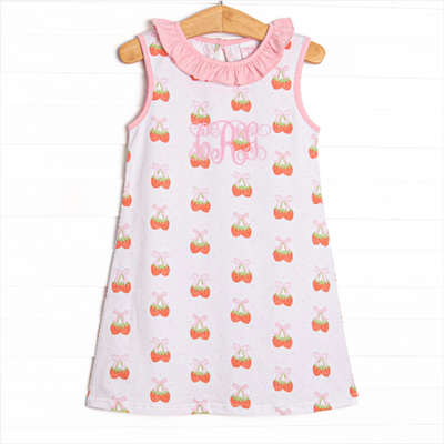 Strawberry Bundles Dress, Pink