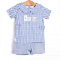 Summer Sky Blue Short Set, Blue