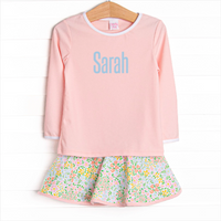 Sunshine Serve Skirt Set, Pink