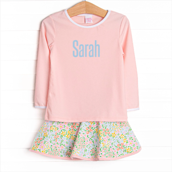 Sunshine Serve Skirt Set, Pink