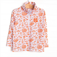 Tailgates and Touchdowns Pullover, Orange