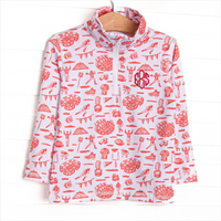 Tailgates and Touchdowns Pullover, Red