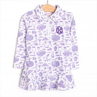 Tailgates and Touchdowns Tennis Dress, Purple
