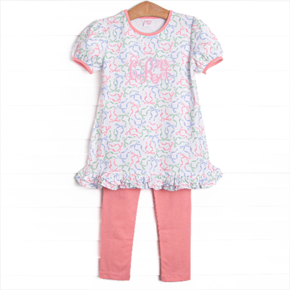 Tied Together Legging Set, Pink