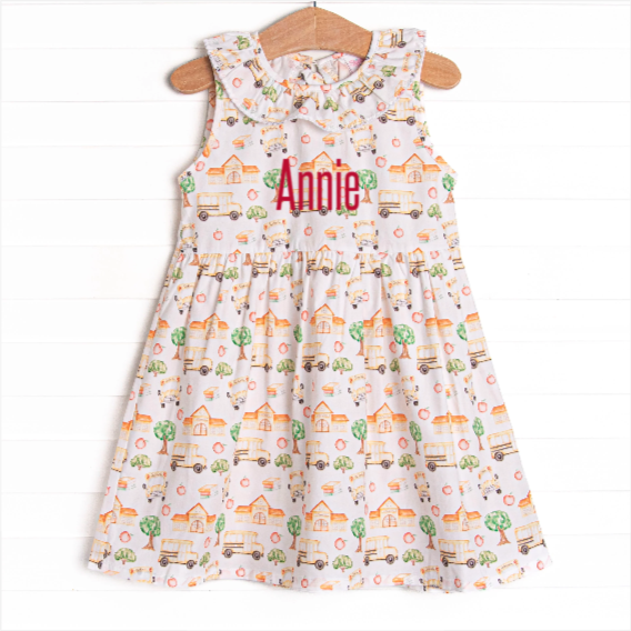 Time For School Dress, Yellow