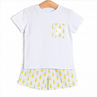Tropic Like it's Hot Short Set, Blue