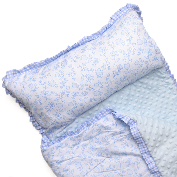 Blue Willow Nap Mat, Blue