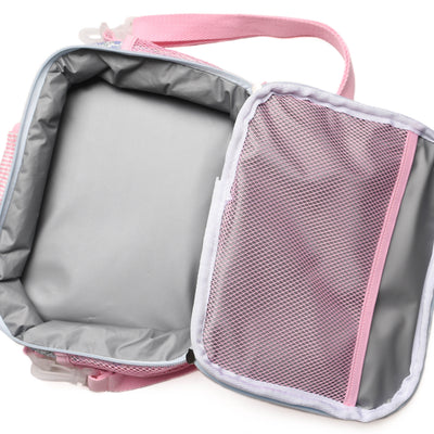 Bellflower Beauty Oxford Quilted Lunch Box, Blue