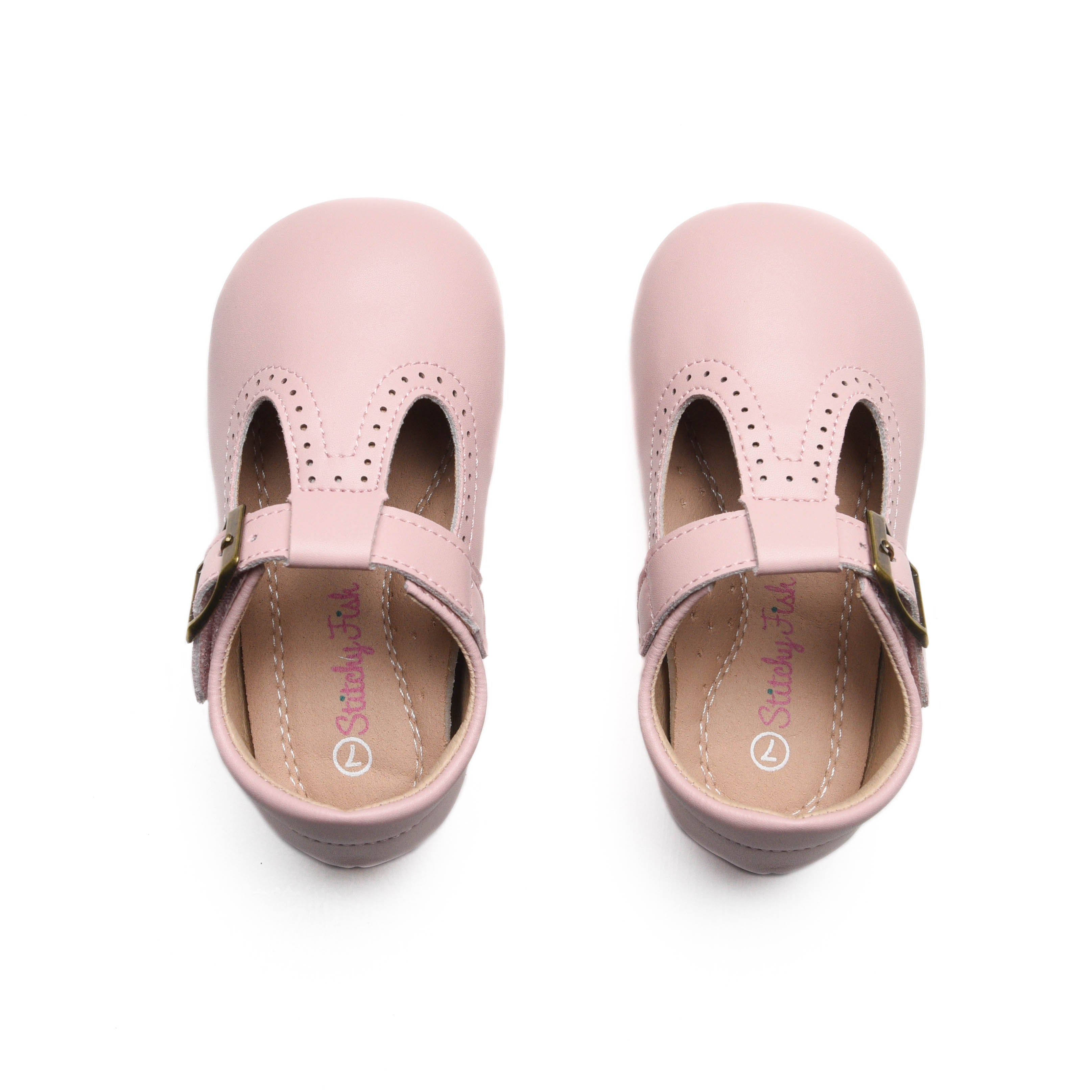 Mary Jane T-Strap Shoes, Pink – Stitchy Fish