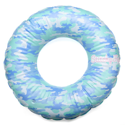 Coastal Camo Tube Float, Blue