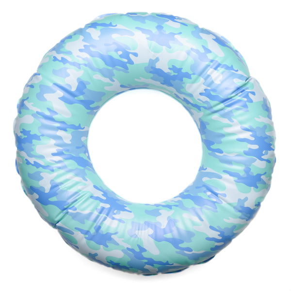 Coastal Camo Tube Float, Blue