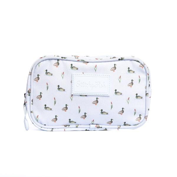 Migrating Mallard Oxford Pouch, Blue