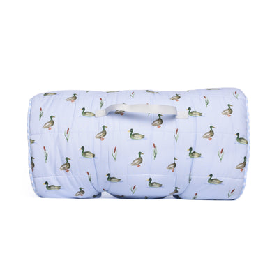 Migrating Mallard Nap Mat, Blue