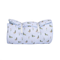Migrating Mallard Nap Mat, Blue