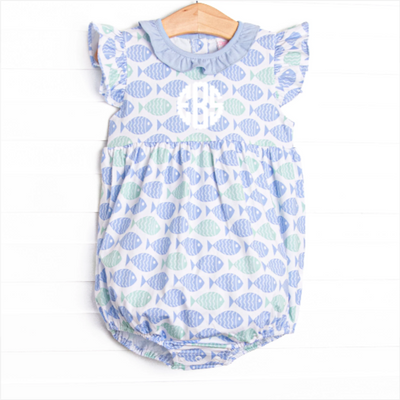 With the Tide Ruffle Bubble, Blue