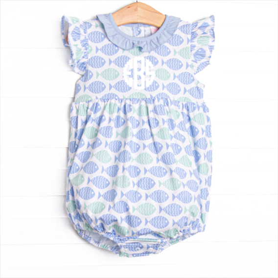 With the Tide Ruffle Bubble, Blue
