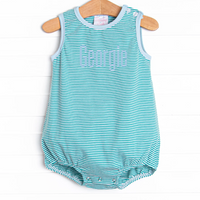 Georgie Bubble, Teal Stripe