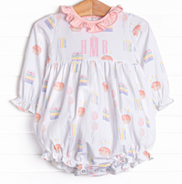 You're Invited Long Sleeve Bubble, Pink