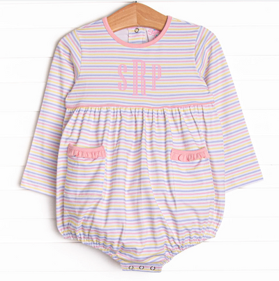 Silly Stripes Pocket Bubble, Pink