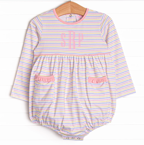 Silly Stripes Pocket Bubble, Pink