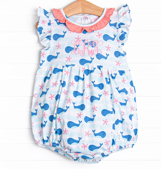 Oceanside Stripes Bubble, Blue