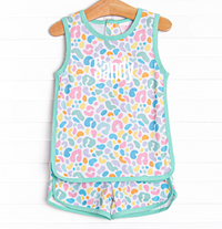 Sass and Spots Short Set, Green
