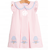 Soft Serve Scoops Applique Dress, Pink