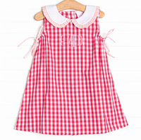 Playground Picnic Dress, Red