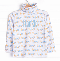 Fresh Air Flyer Turtleneck, Blue