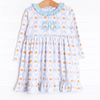 Prim and Proper Pumpkins Dress, Blue