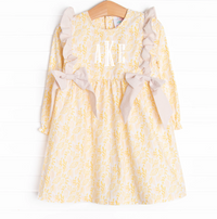 Amber Autumn Dress, Yellow