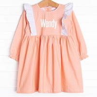 Coral Me Cute Dress, Orange