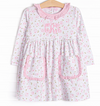 Saffron Stripes Dress, Pink
