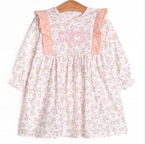 Magnolia Meadow Dress, Pink