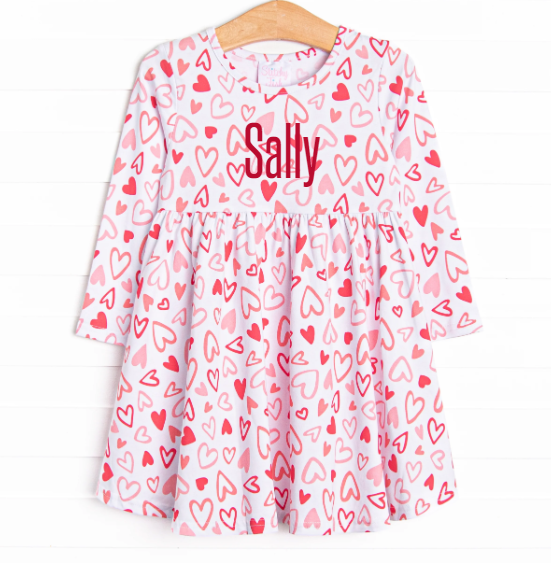 I Heart You Dress, Pink