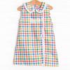 Primary School Plaid Dress, Yellow