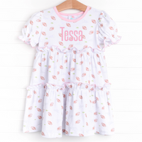 Touchdown Time Dress, Pink
