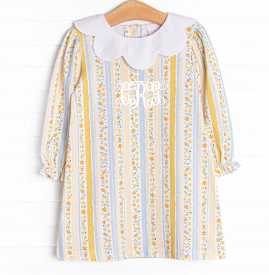 Quilted Quinn Dress, Yellow